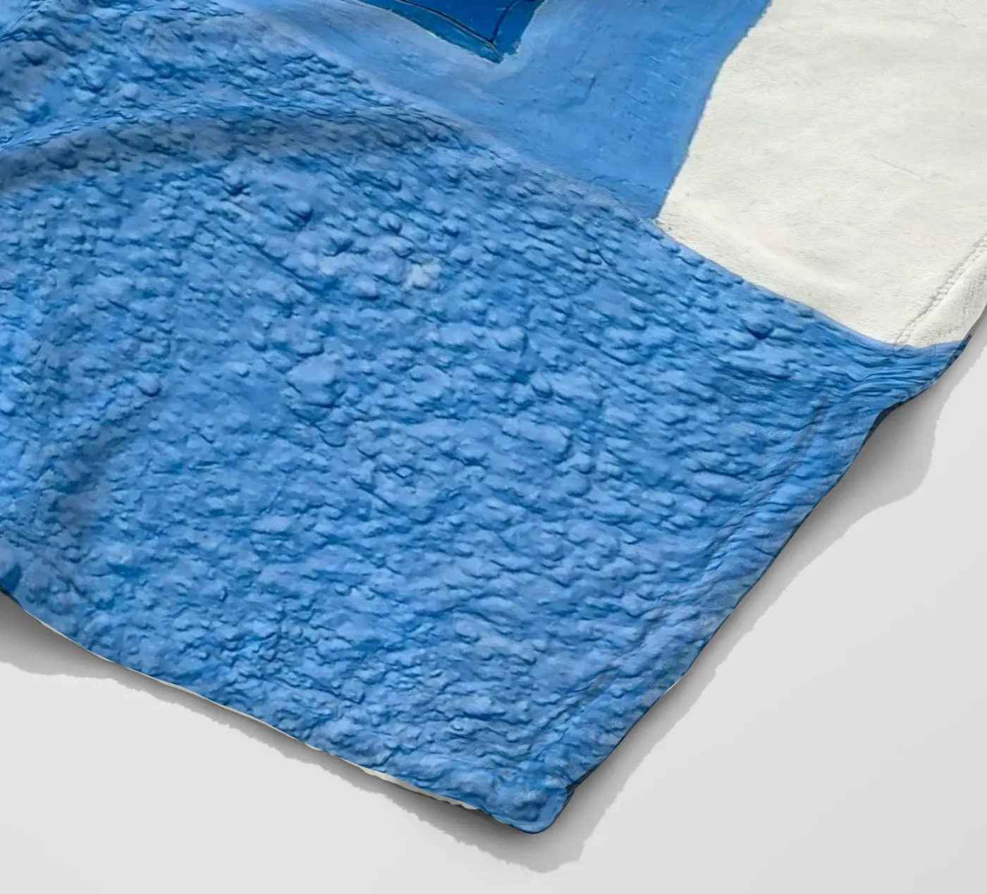 Fenster mit klaren Linien Fleecedecke von Bleu