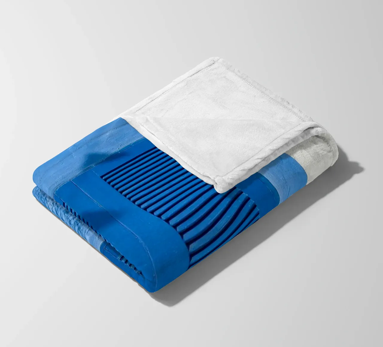 clean lines window fleece blanket by Bleu