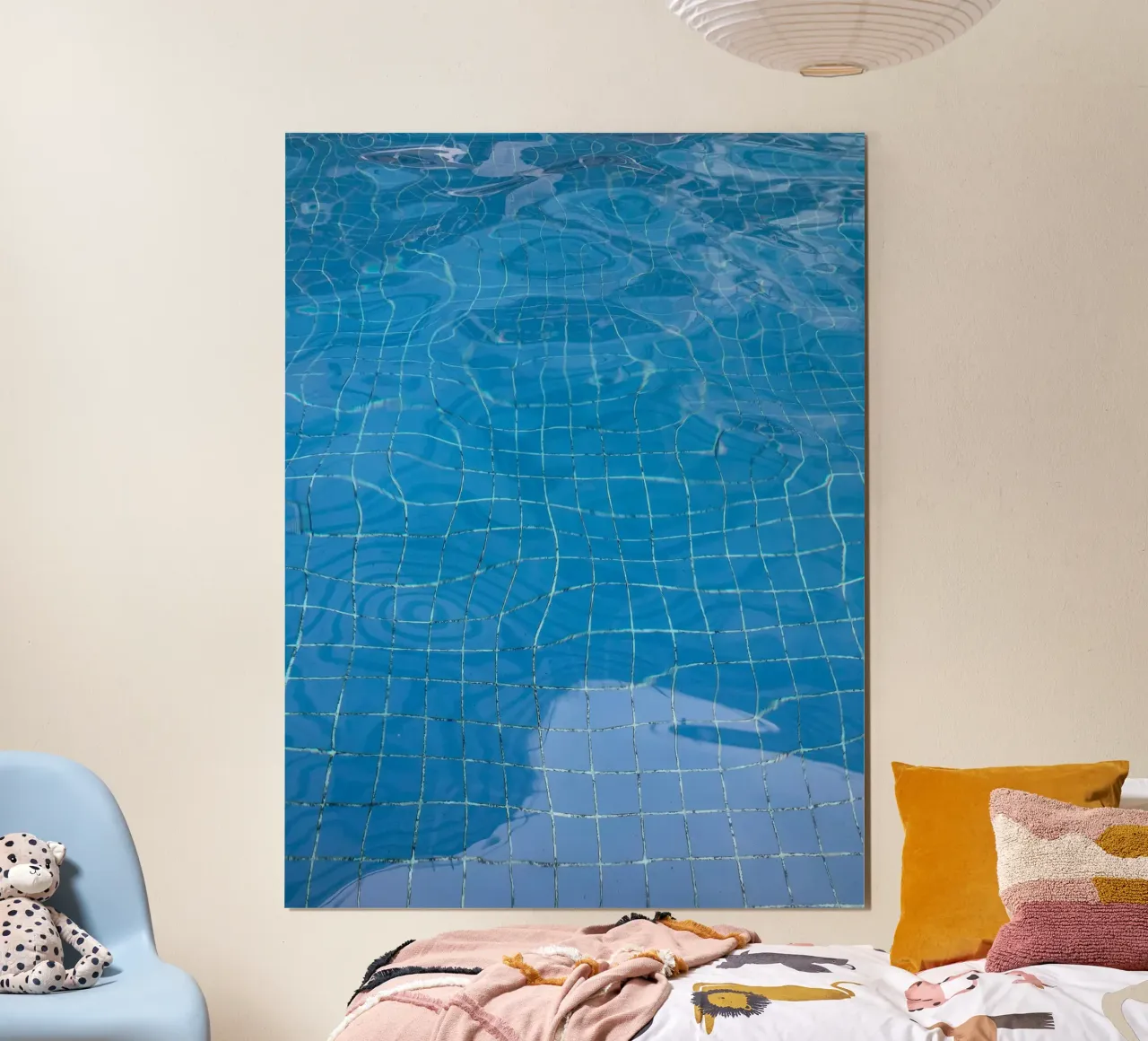 piastrelle per il nuoto poster da Bleu