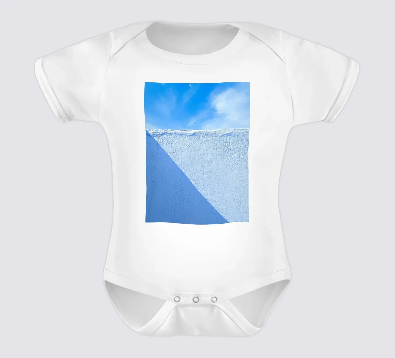 parete di luce solare body neonato maniche corte da Bleu