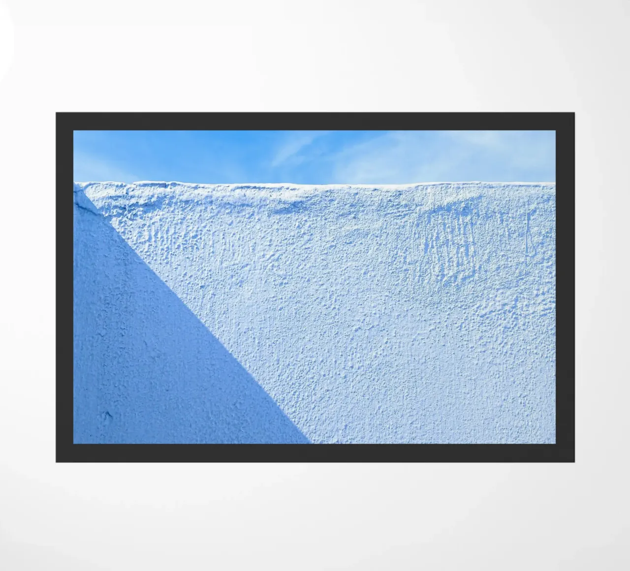 zonlicht muur deurmat van Bleu