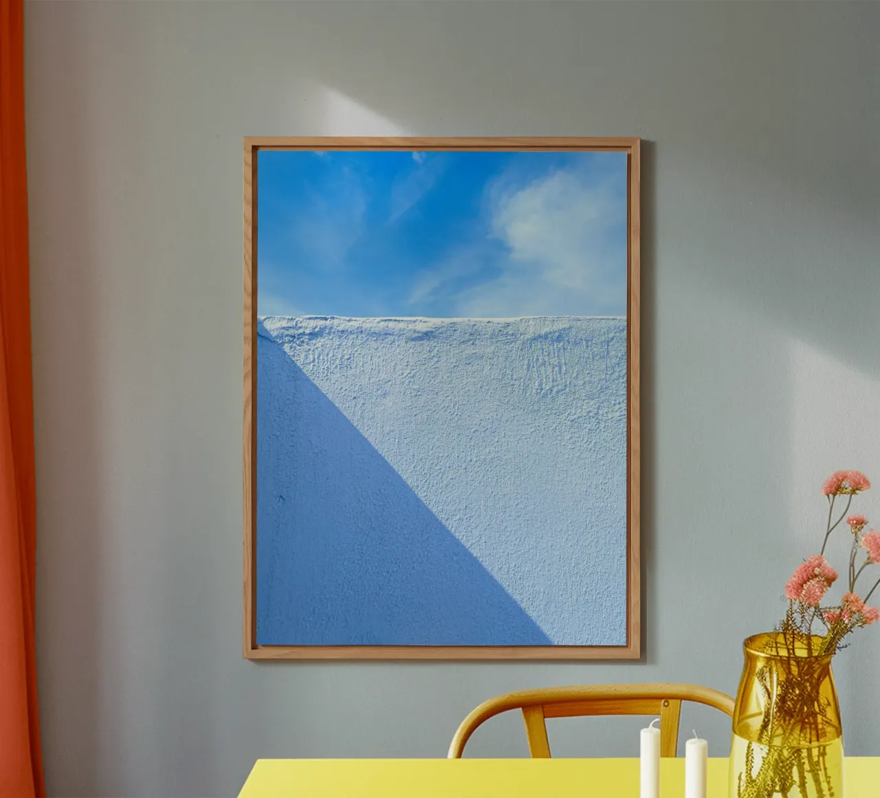 Sonnenschutzwand Alu-Dibond von Bleu
