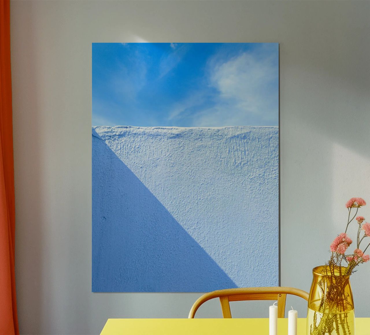 Sonnenschutzwand Poster von Bleu