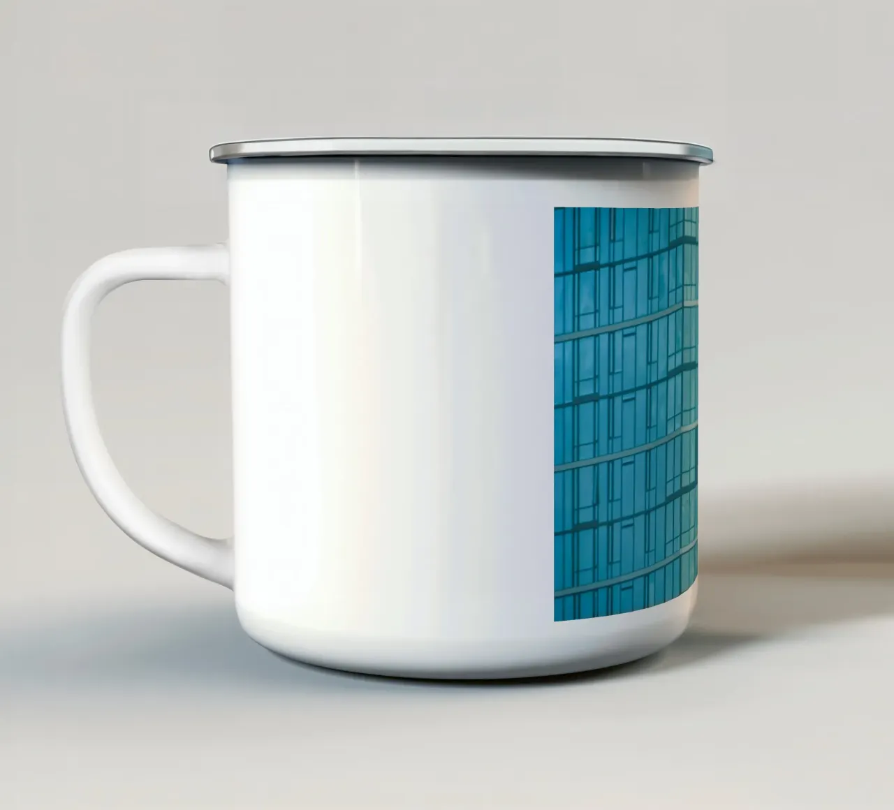 costruire la finitezza tazza in smalto da Bleu