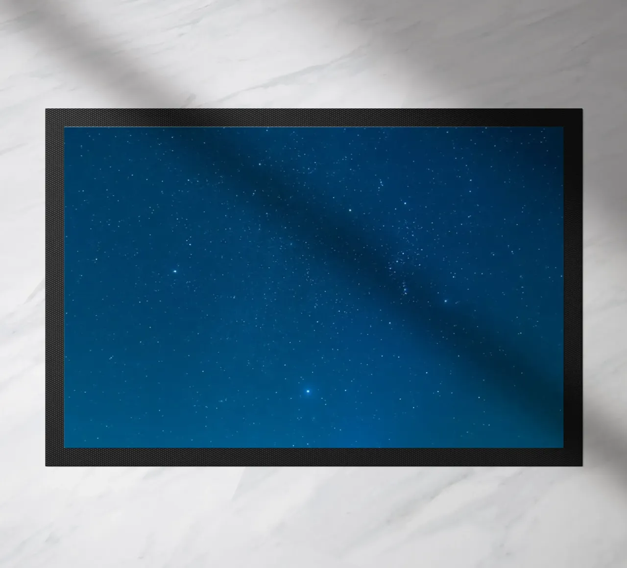 himmlische Sterne Fußmatte von Bleu