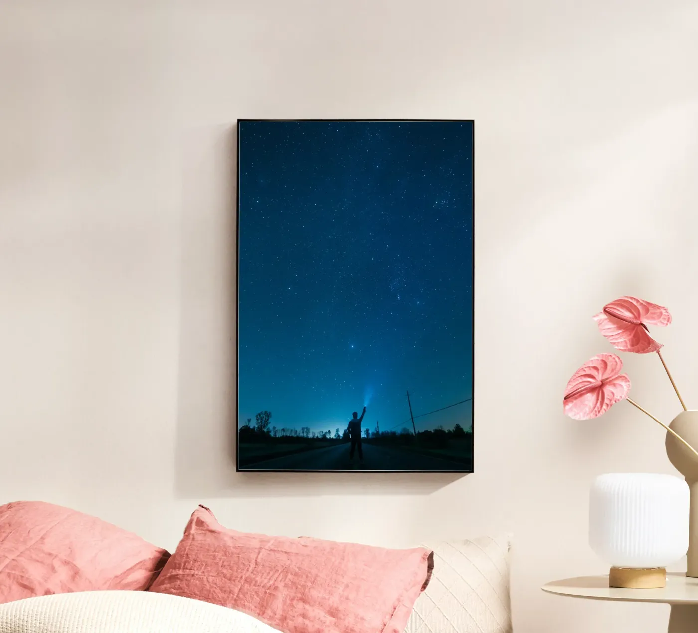 celestial stars acrylic glass by Bleu