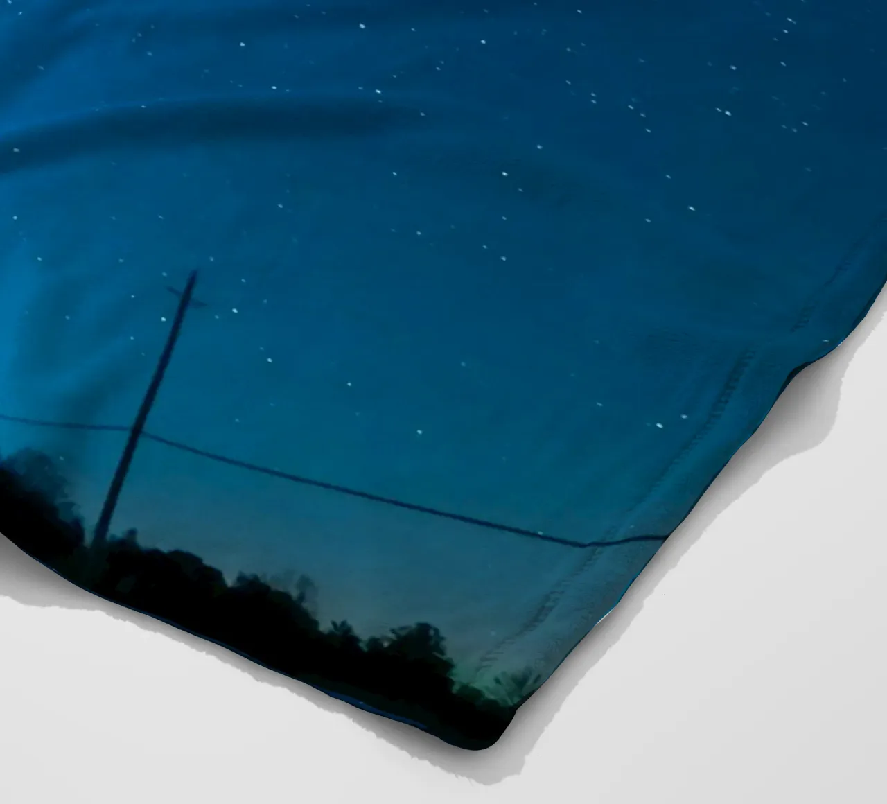 celestial stars fleece blanket by Bleu