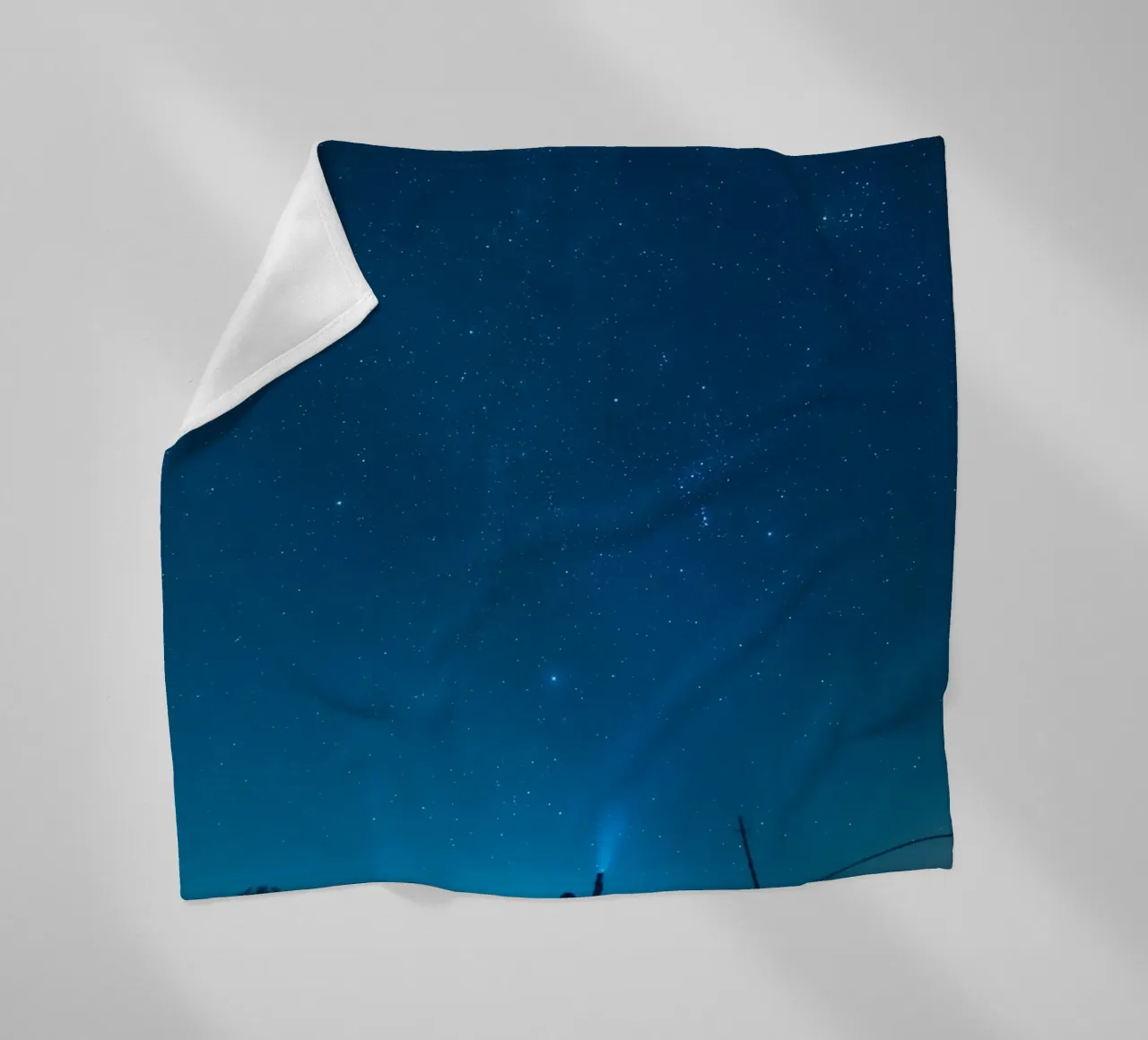 celestial stars fleece blanket by Bleu