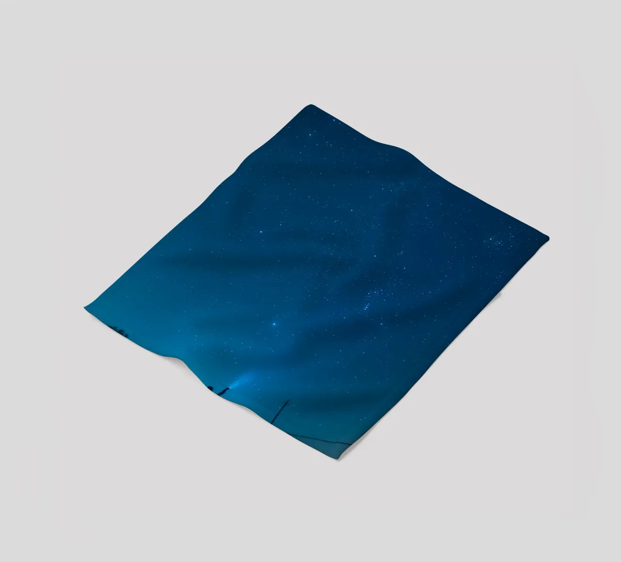 celestial stars fleece blanket by Bleu