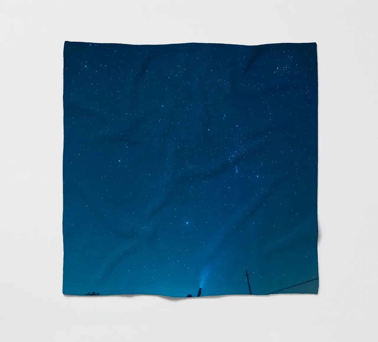 celestial stars fleece blanket by Bleu