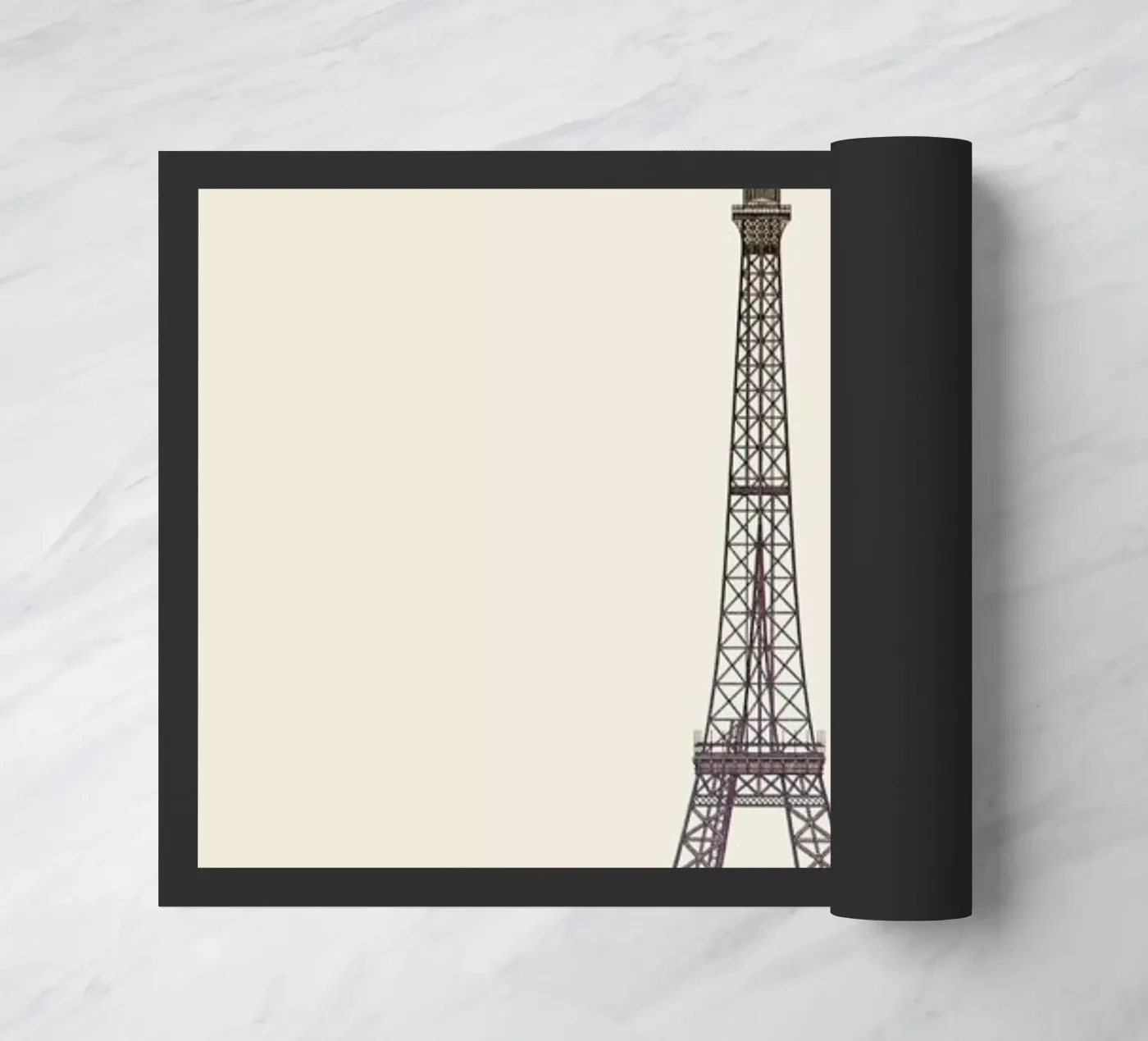 La Tour Eiffel deurmat van Vintage by JUNIQE