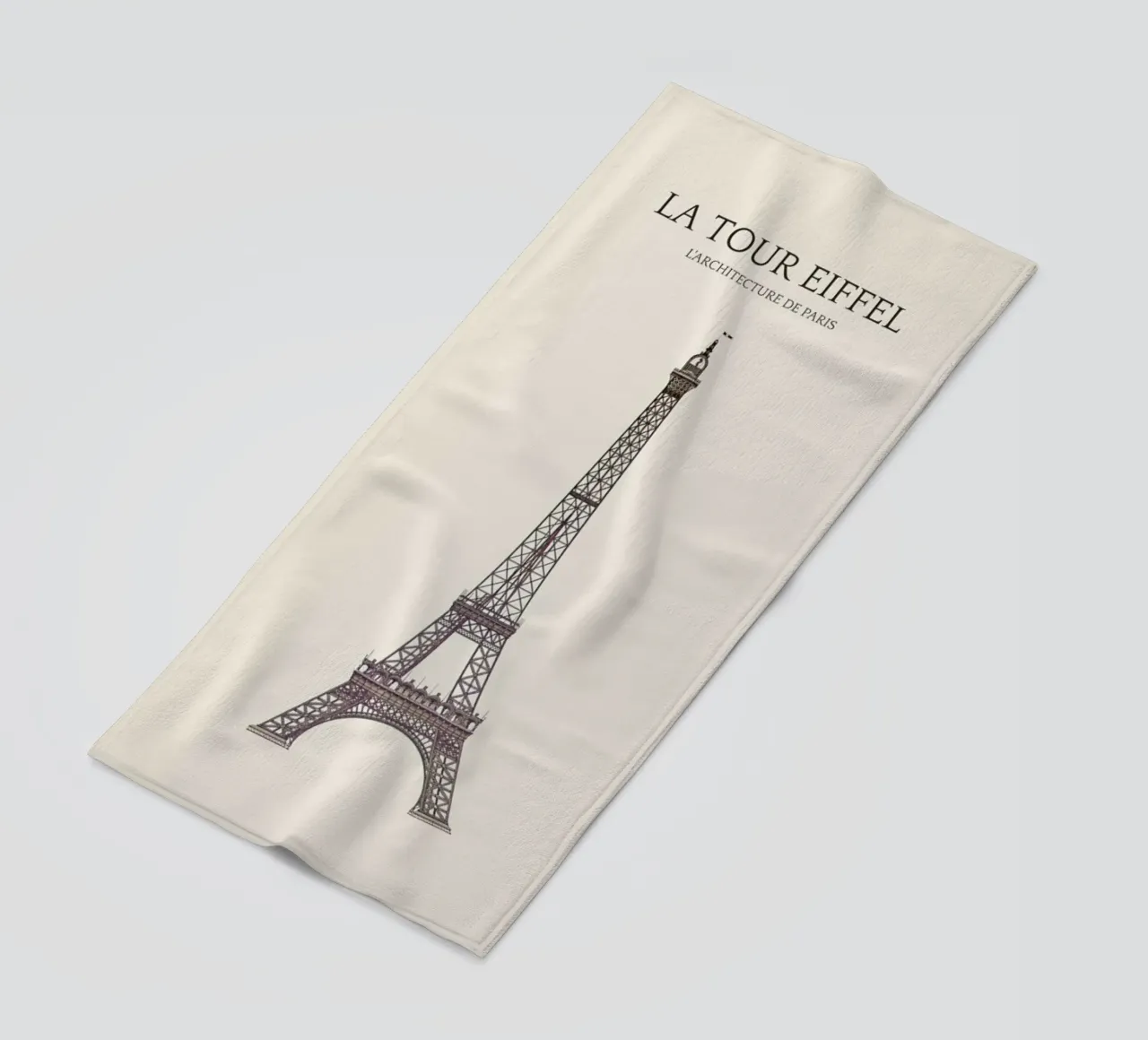 La Tour Eiffel telo mare da Vintage by JUNIQE