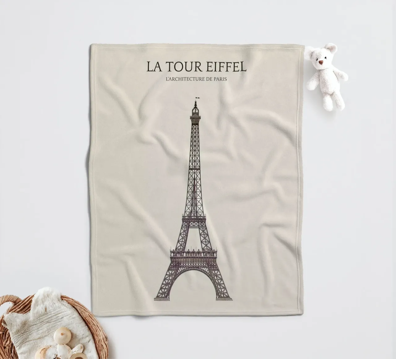 La Tour Eiffel coperta in pile da Vintage by JUNIQE