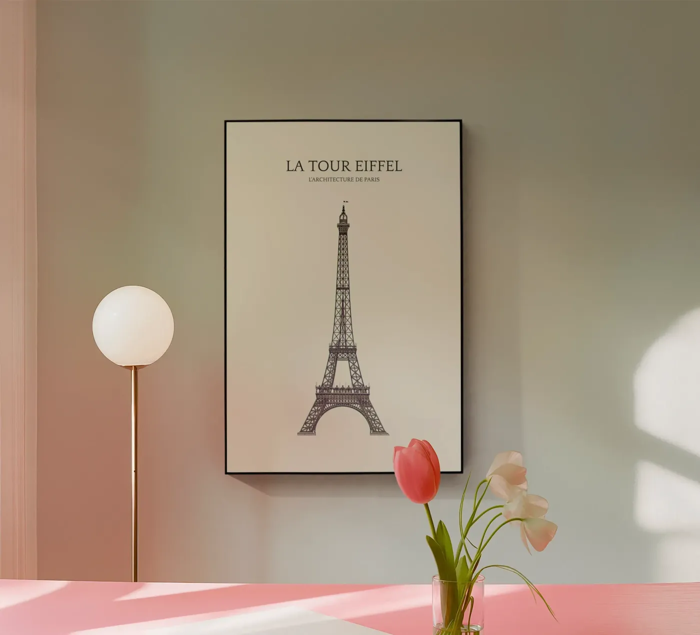 La Tour Eiffel plexiglass da Vintage by JUNIQE