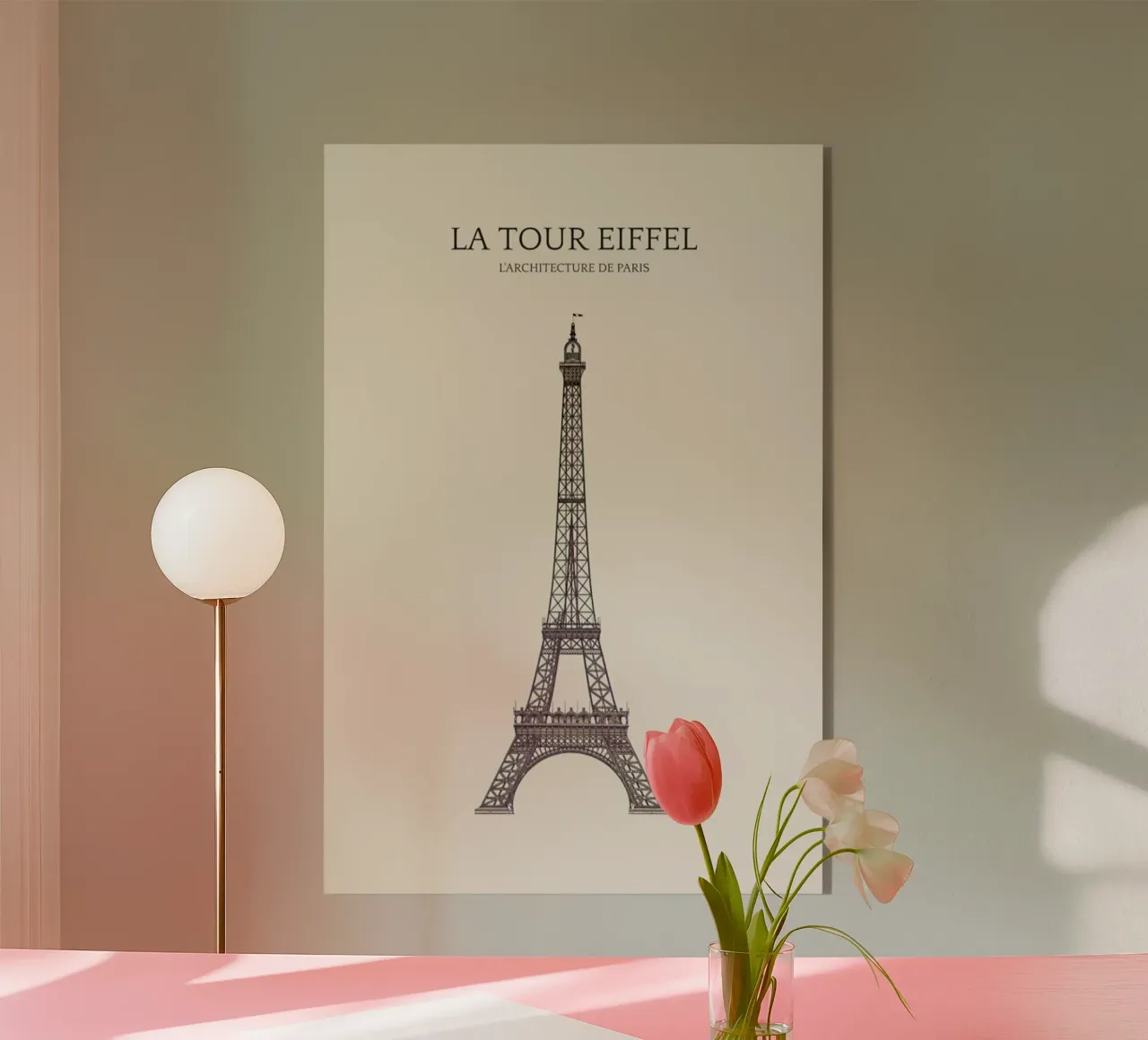 La Tour Eiffel plexiglass da Vintage by JUNIQE