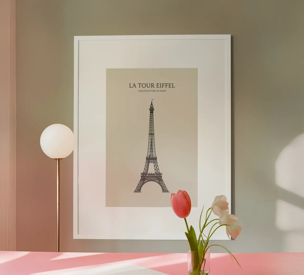 La Tour Eiffel carta hahnemühle da Vintage by JUNIQE