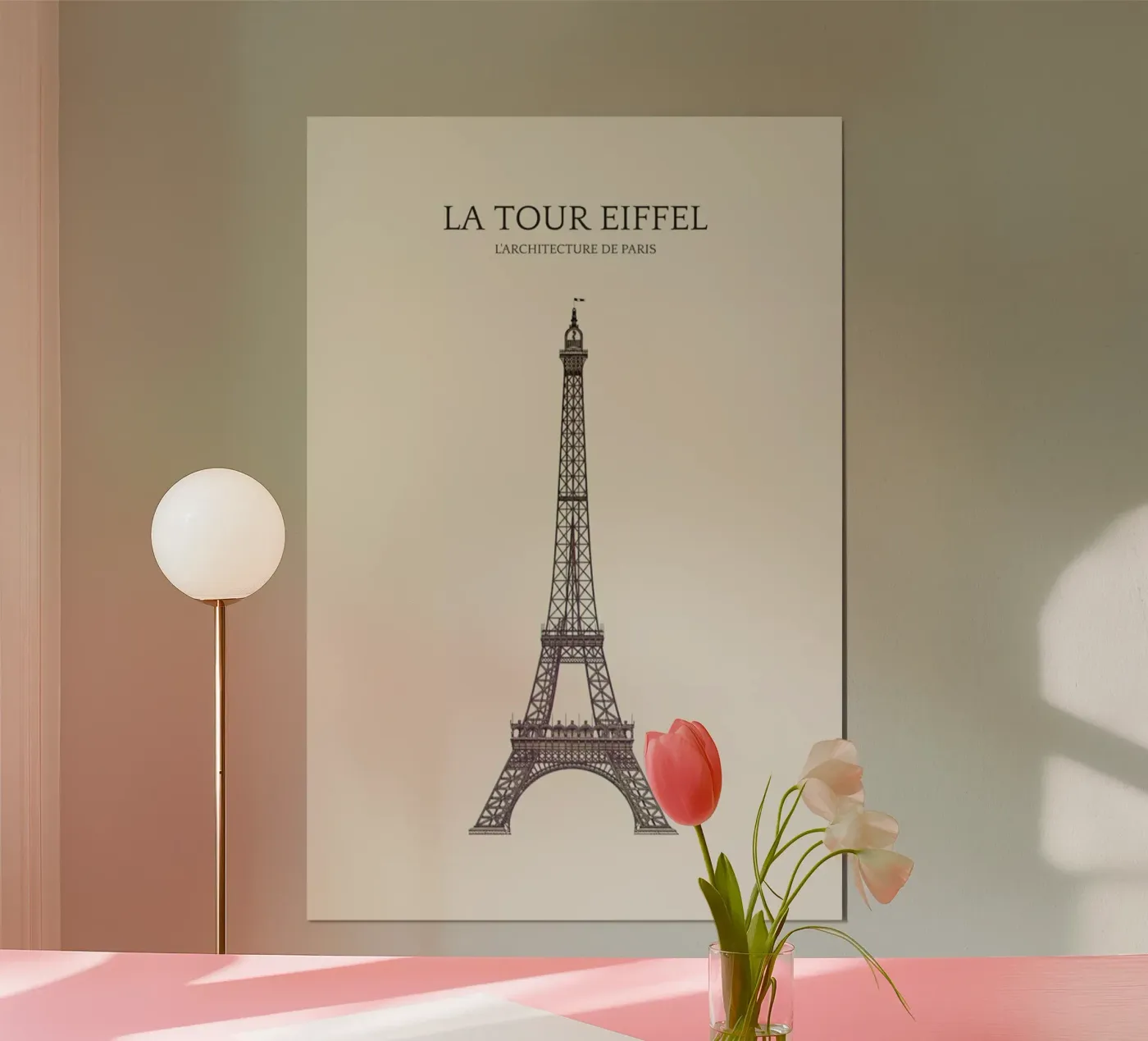 La Tour Eiffel poster da Vintage by JUNIQE