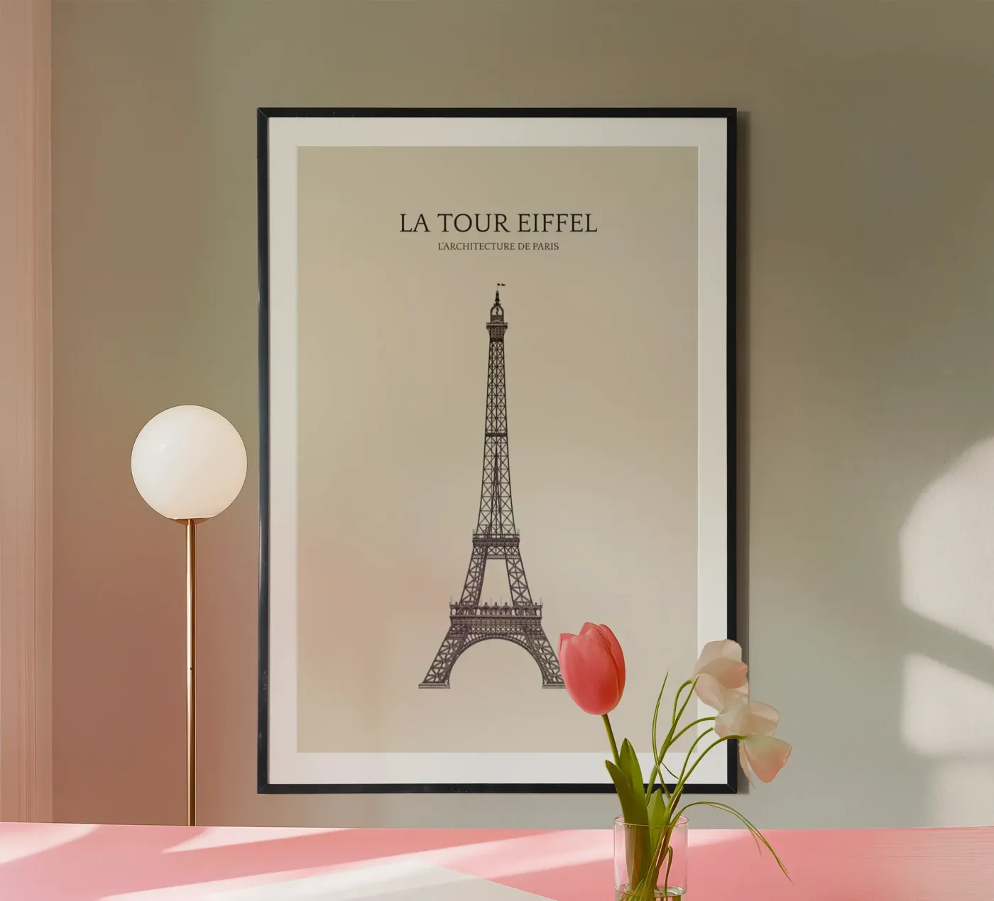 La Tour Eiffel poster da Vintage by JUNIQE