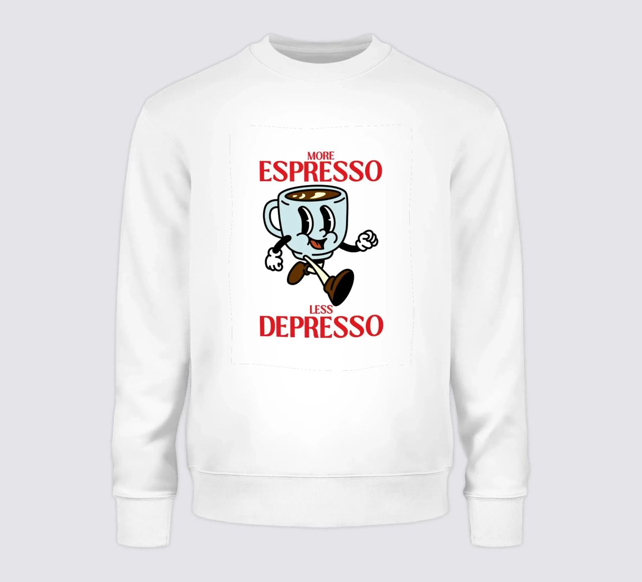 More Espresso, Less Depresso, felpa da Art of Saying