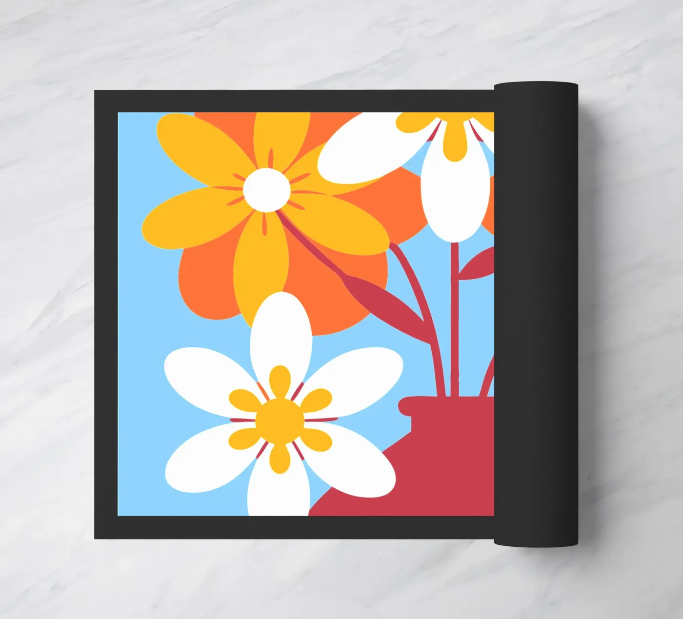 Flower Vase doormat by FLOWER PLACE SHOP