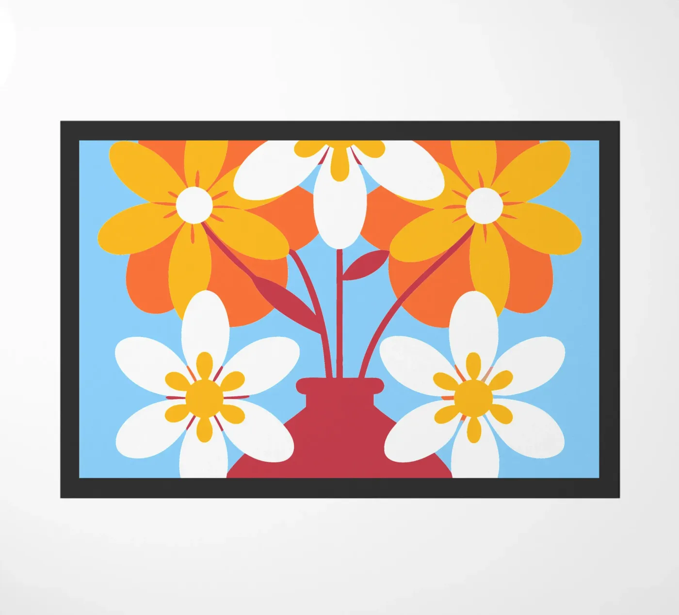 Flower Vase doormat by FLOWER PLACE SHOP