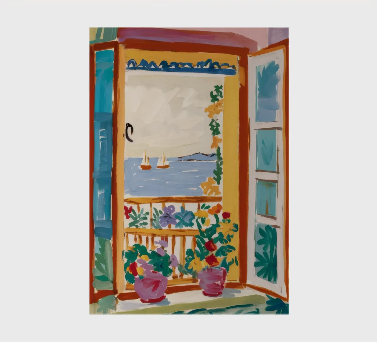 Window Sea Vista notebook by Pake Nebula