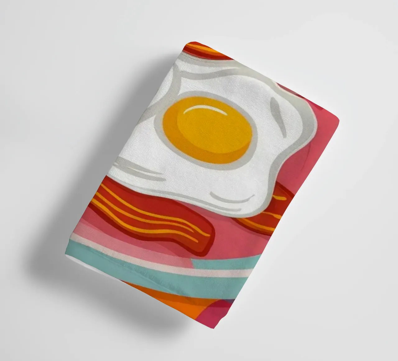 Sonniges Spiegelei-Frühstück Handtuch von Pake Nebula