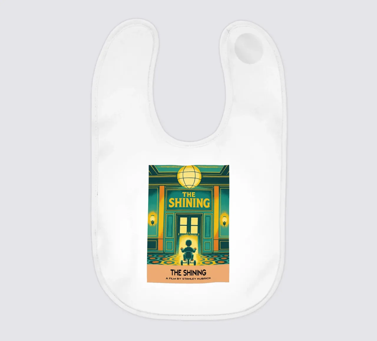 The Shining Movie Art Vector Imagination baby bib by whitesand