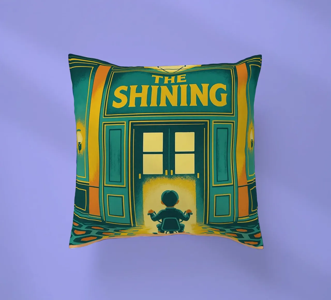 The Shining Movie Art Vector Imagination decorative cushion by whitesand