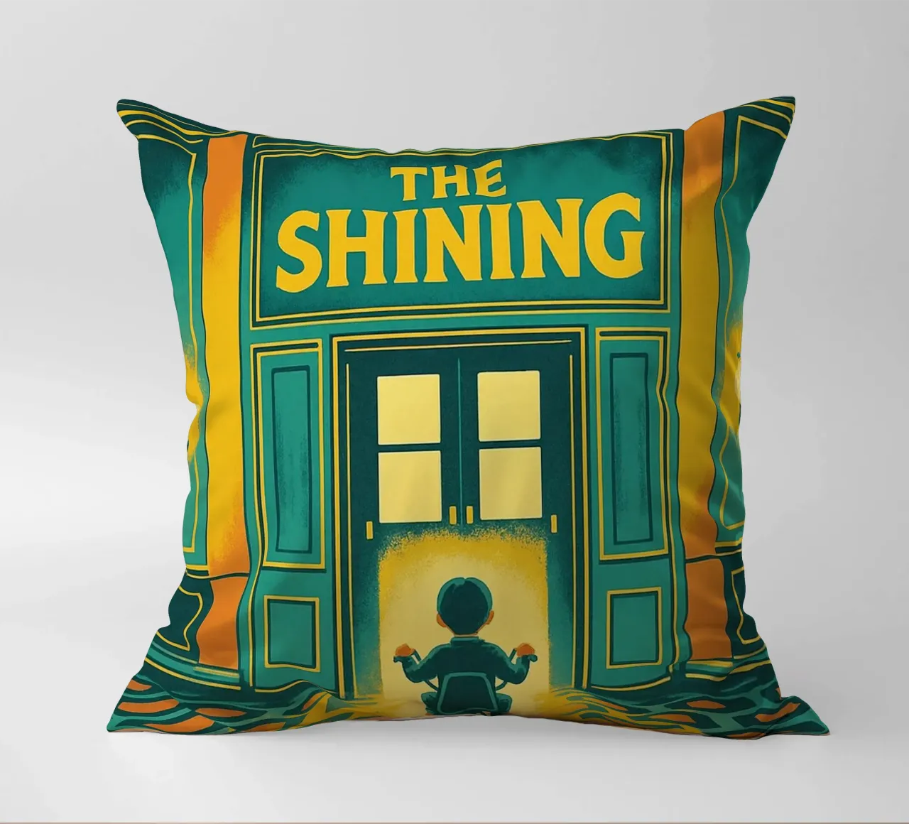 The Shining Movie Art Vector Imagination decorative cushion by whitesand