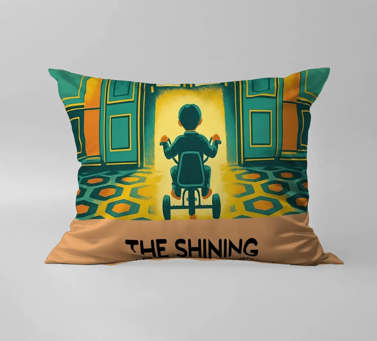 The Shining Movie Art Vector Imagination decorative cushion by whitesand