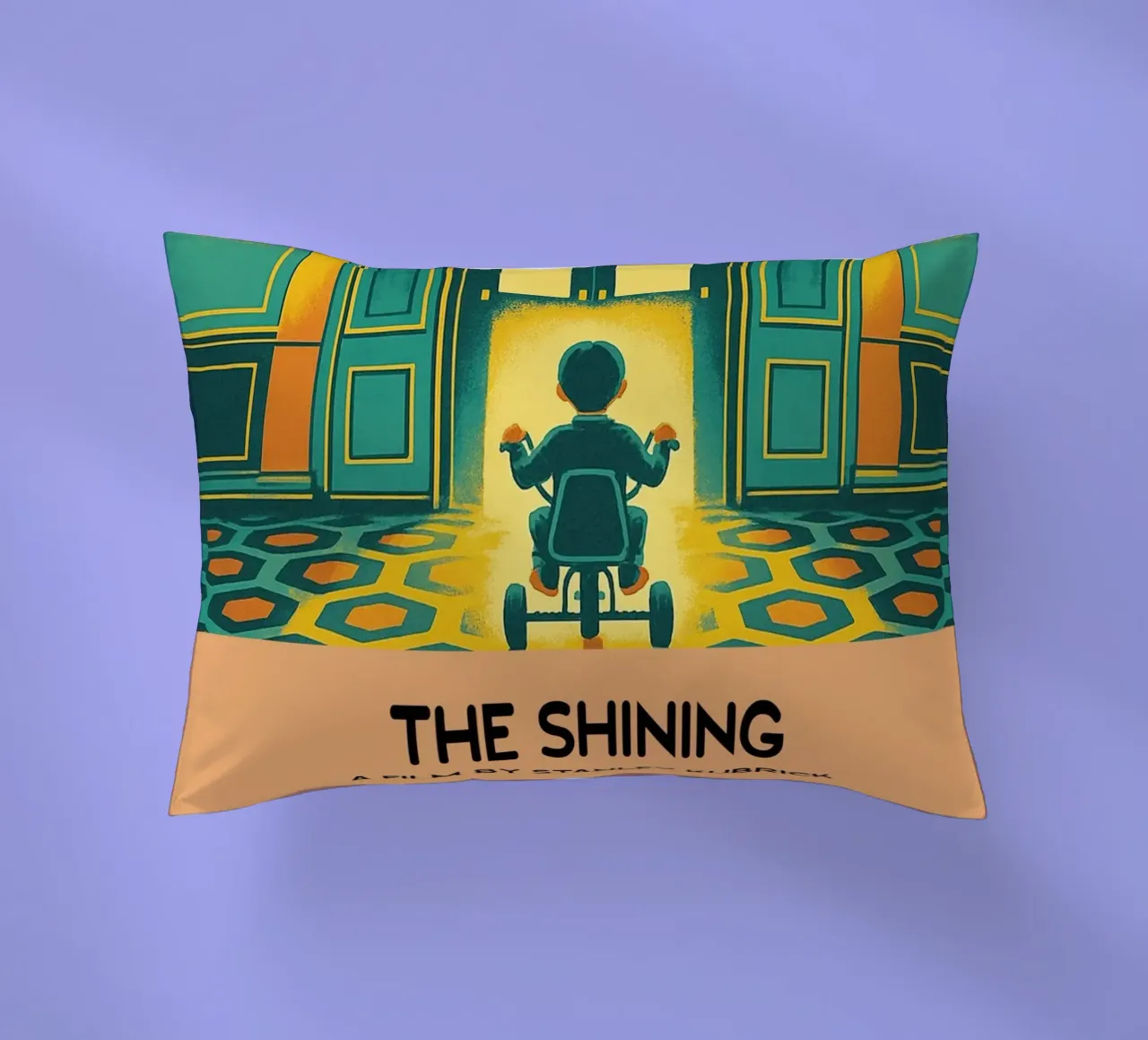 The Shining Movie Art Vector Imagination decorative cushion by whitesand
