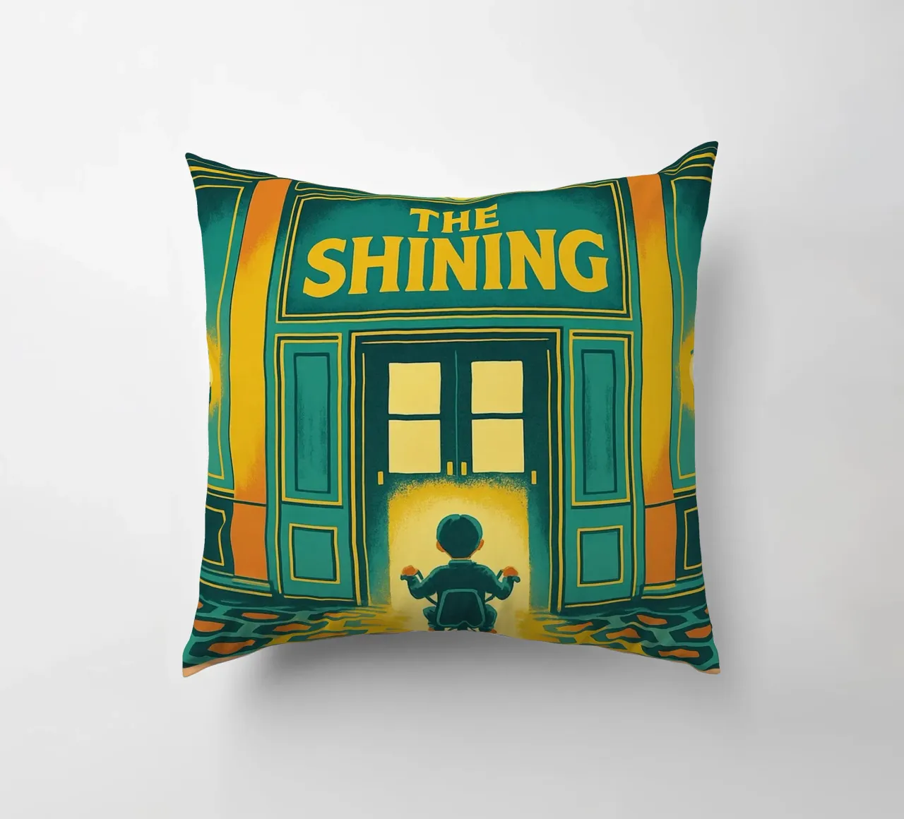 The Shining Movie Art Vector Imagination decorative cushion by whitesand