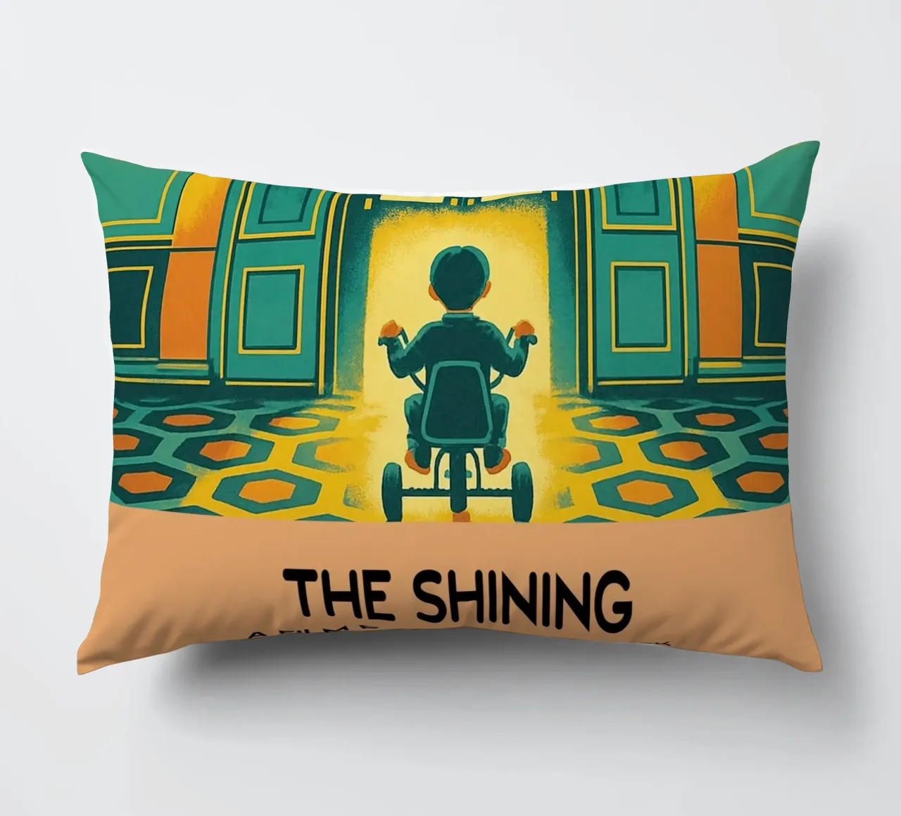 The Shining Movie Art Vector Imagination decorative cushion by whitesand