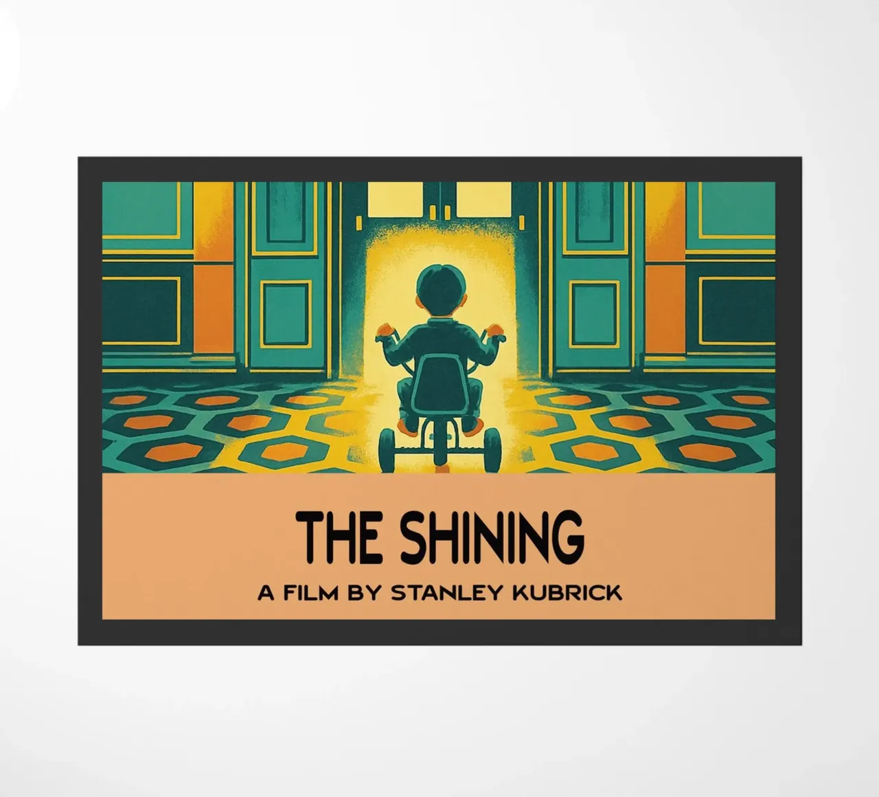 The Shining Movie Art Vector Imagination felpudo de whitesand