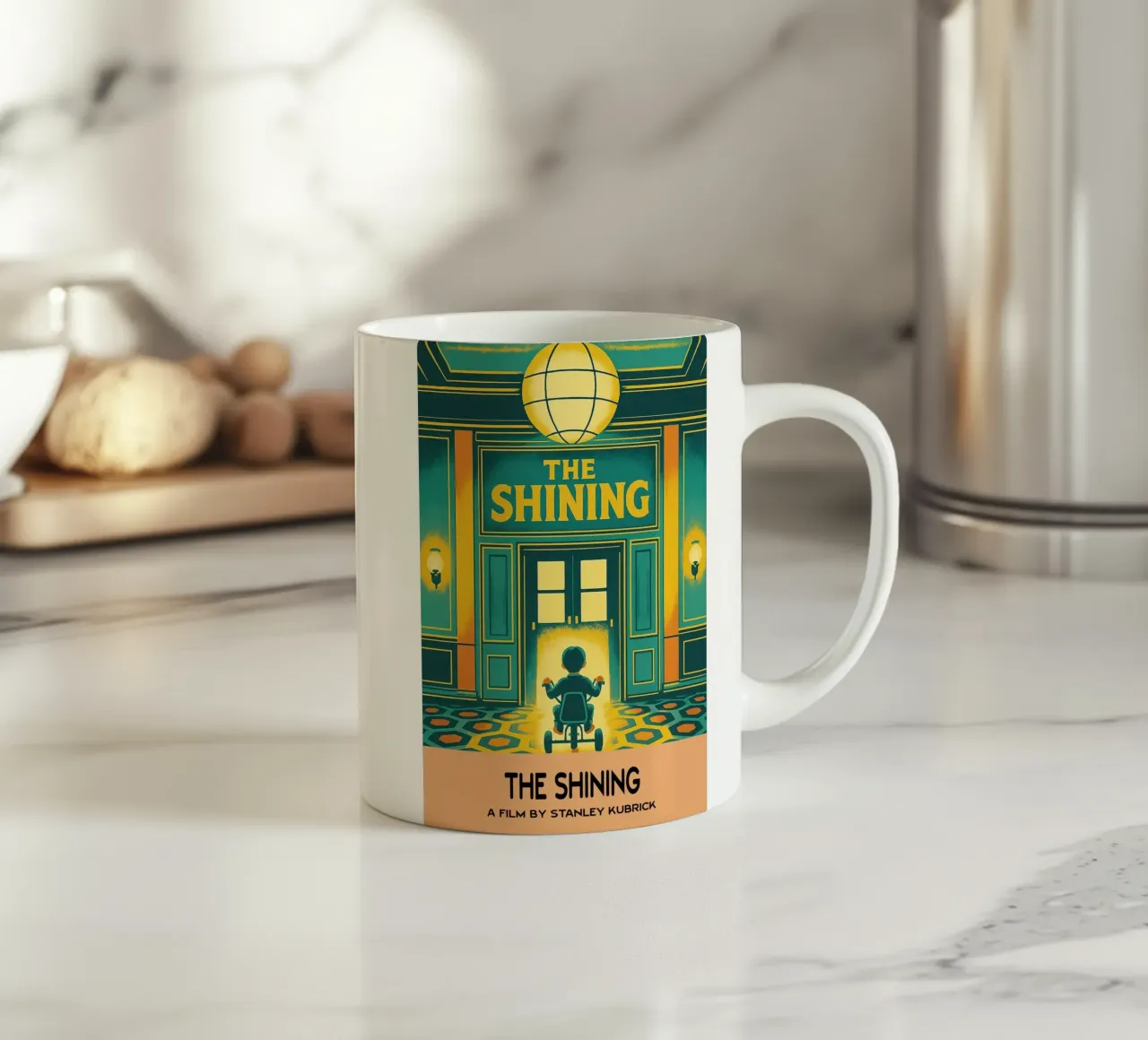 The Shining Movie Art Vector Imagination ceramic mug by whitesand