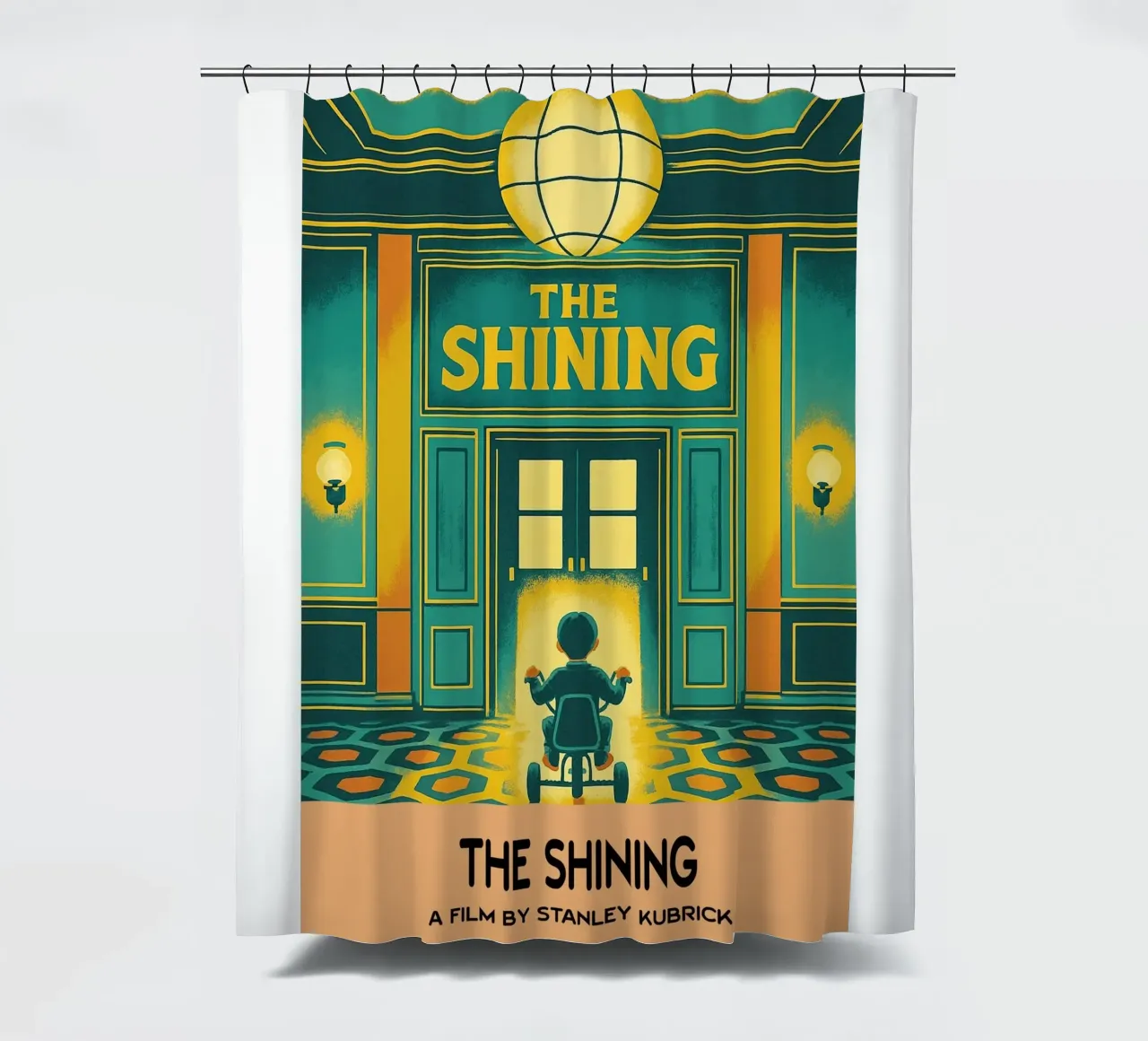 The Shining Movie Art Vector Imagination shower curtain by whitesand