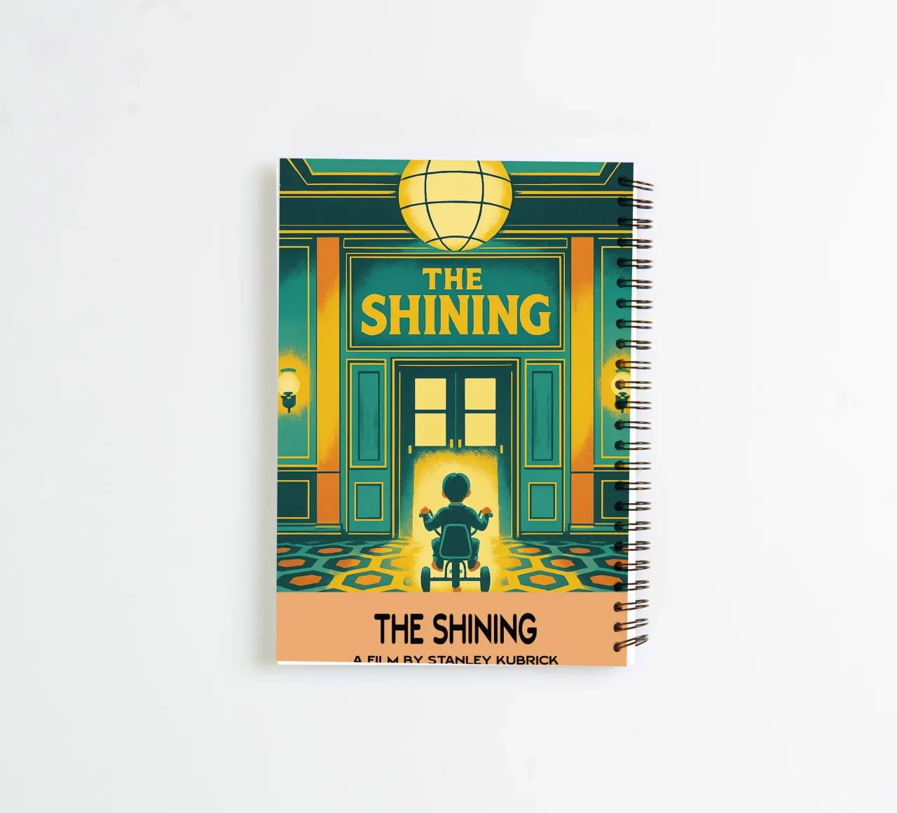 The Shining Movie Art Vector Imagination spiral notebook by whitesand
