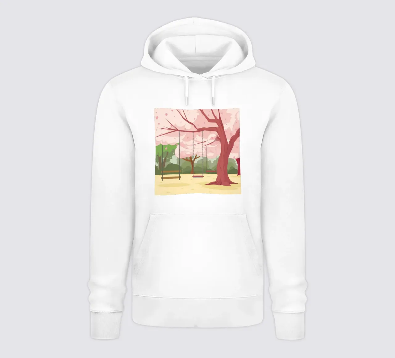 Columpio Sakura Serenidad sudadera con capucha de Pake Nebula