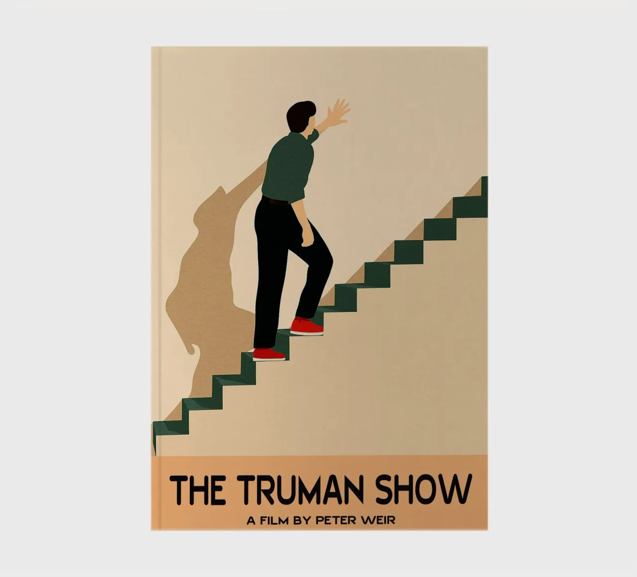 The Truman Show Movie Art Vector Imagination notebook by whitesand