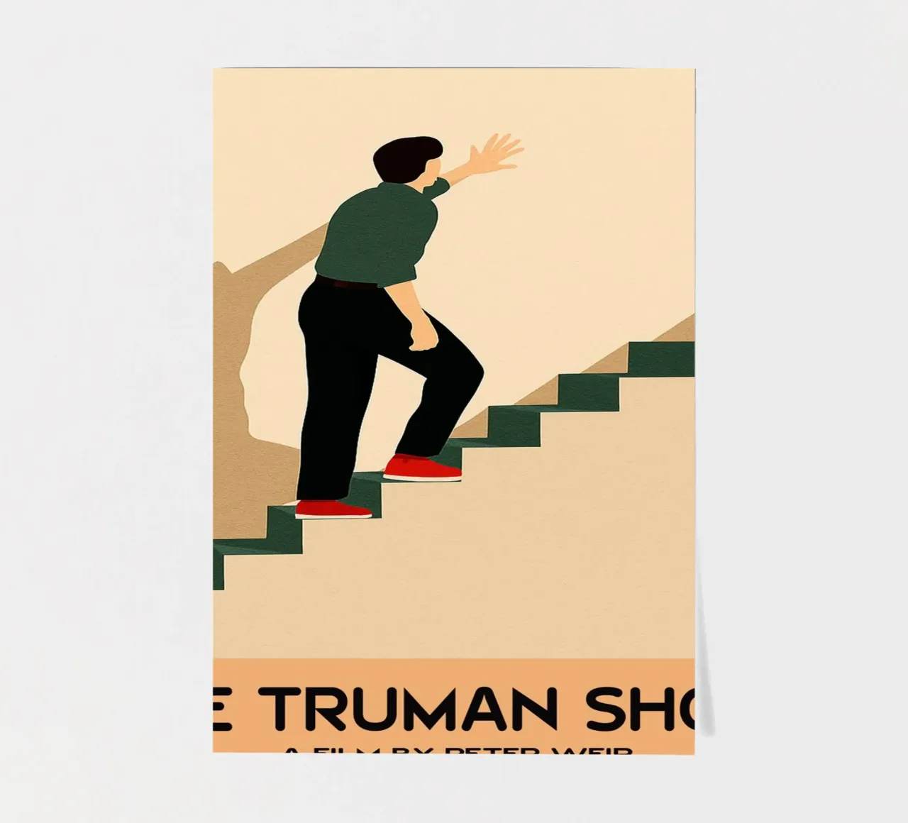 The Truman Show Movie Art Vector Imagination sticker sheet by whitesand