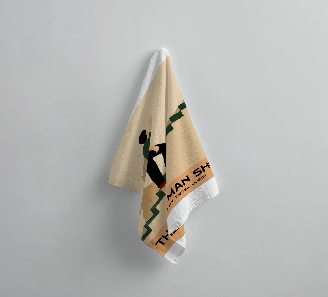 The Truman Show Movie Art Vector Imagination towel by whitesand