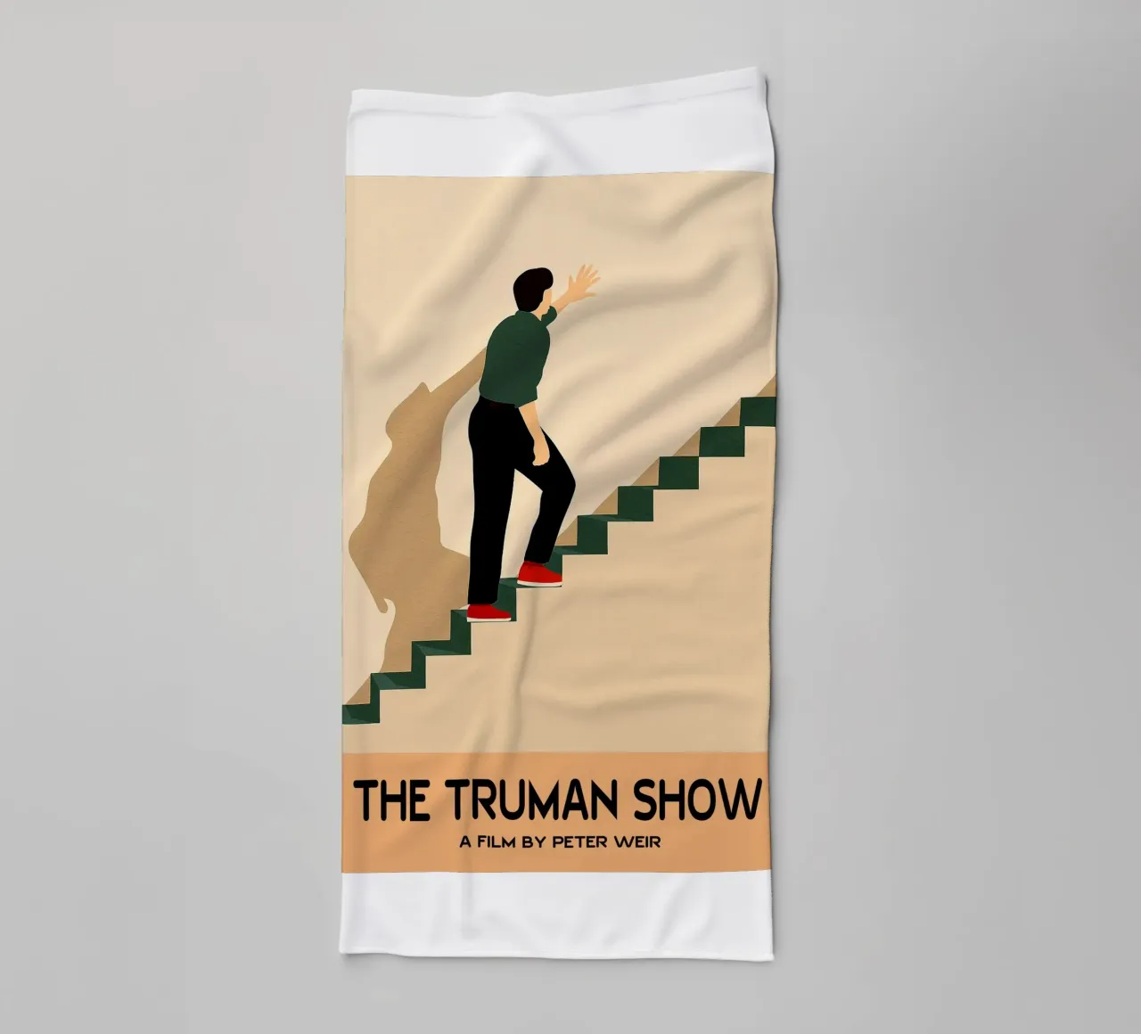 The Truman Show Movie Art Vector Imagination towel by whitesand
