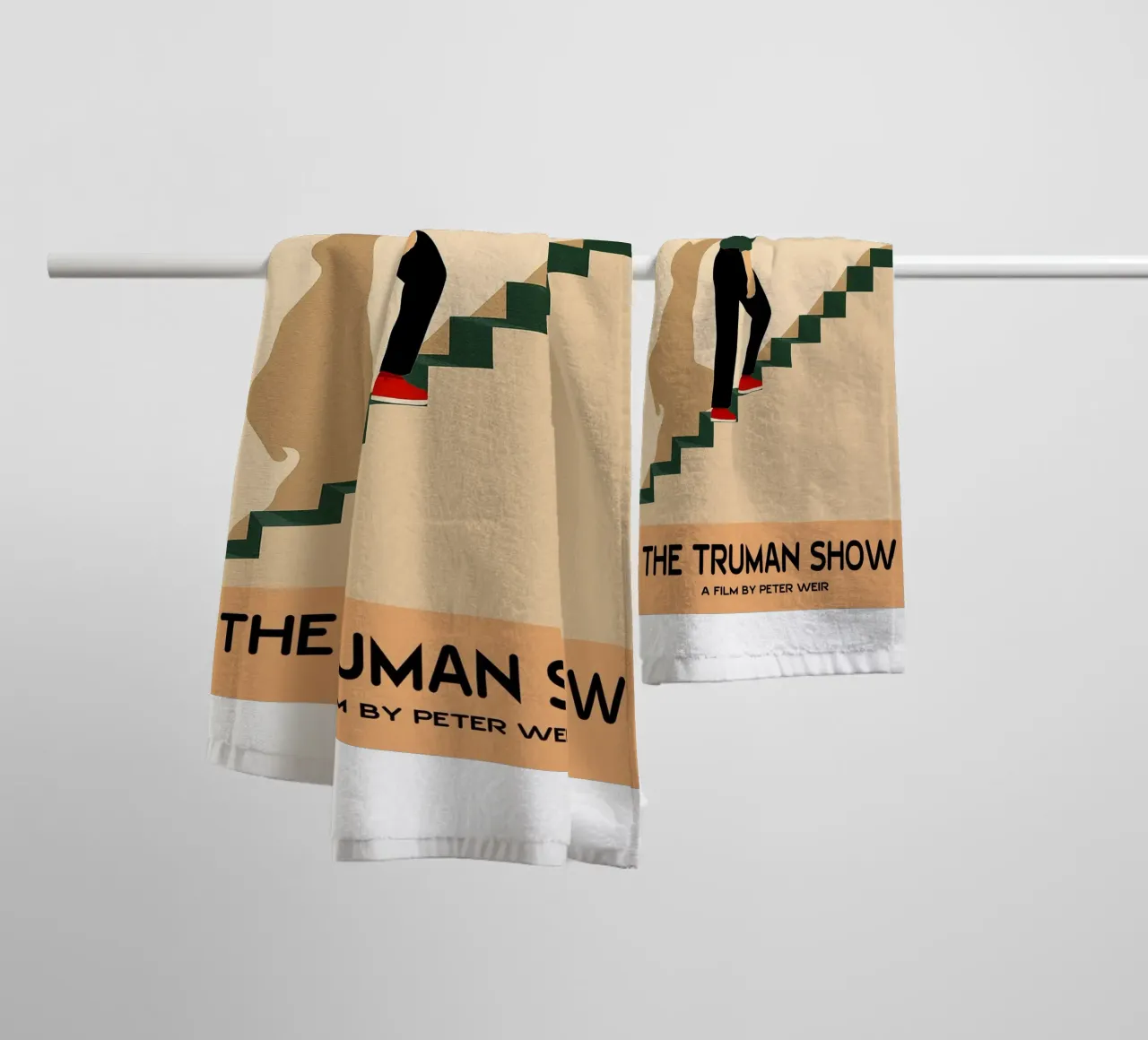 The Truman Show Movie Art Vector Imagination towel by whitesand