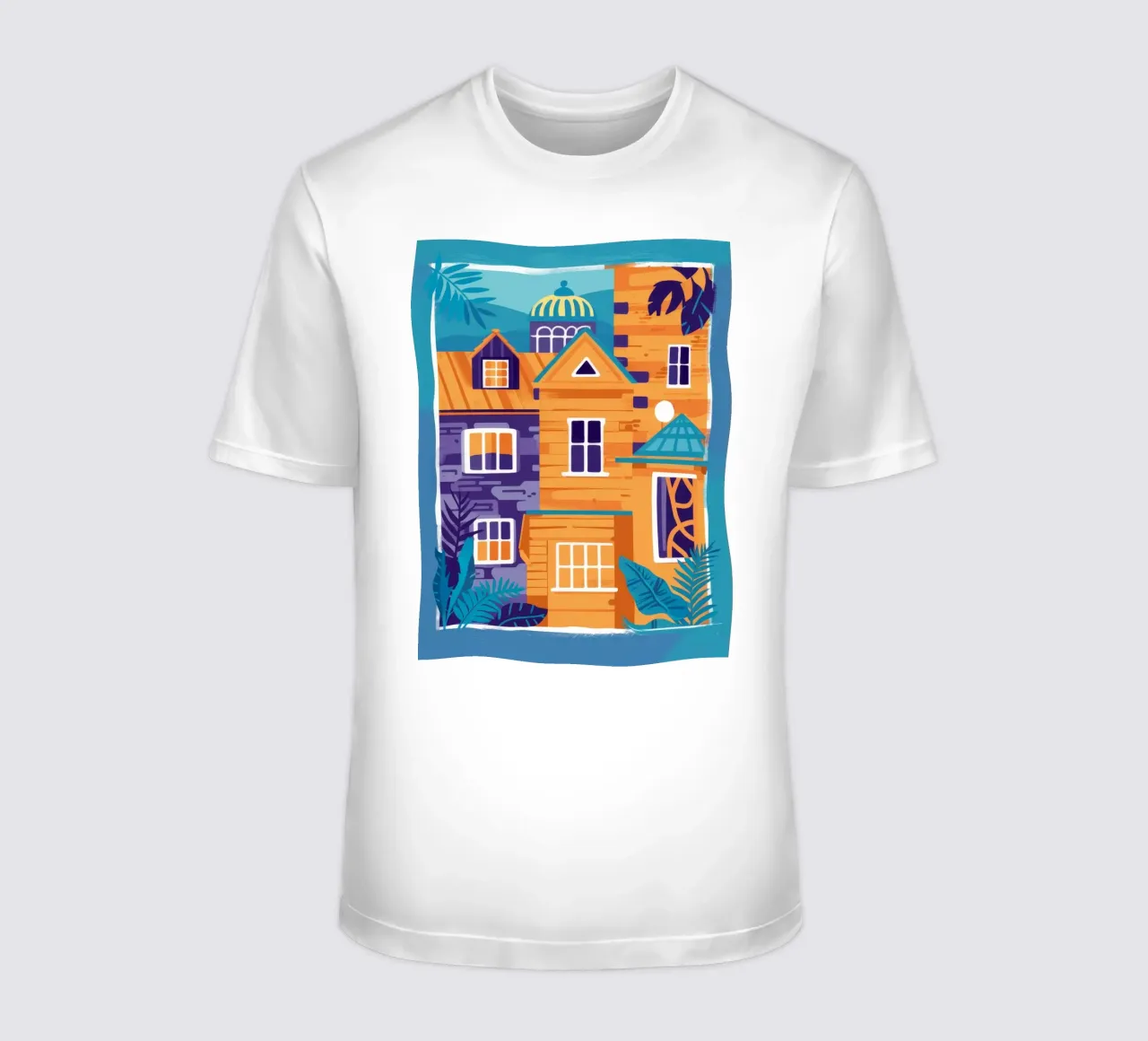Capriccio notturno sul tetto t-shirt da Pake Nebula