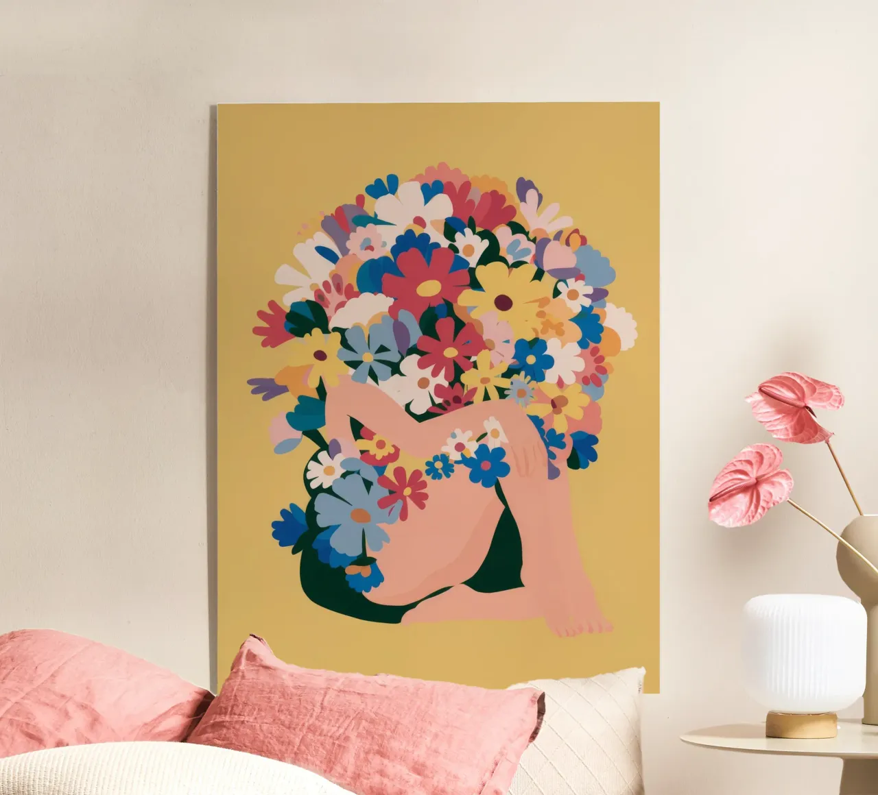 Floral Crown Profile acrylic glass by Pake Nebula