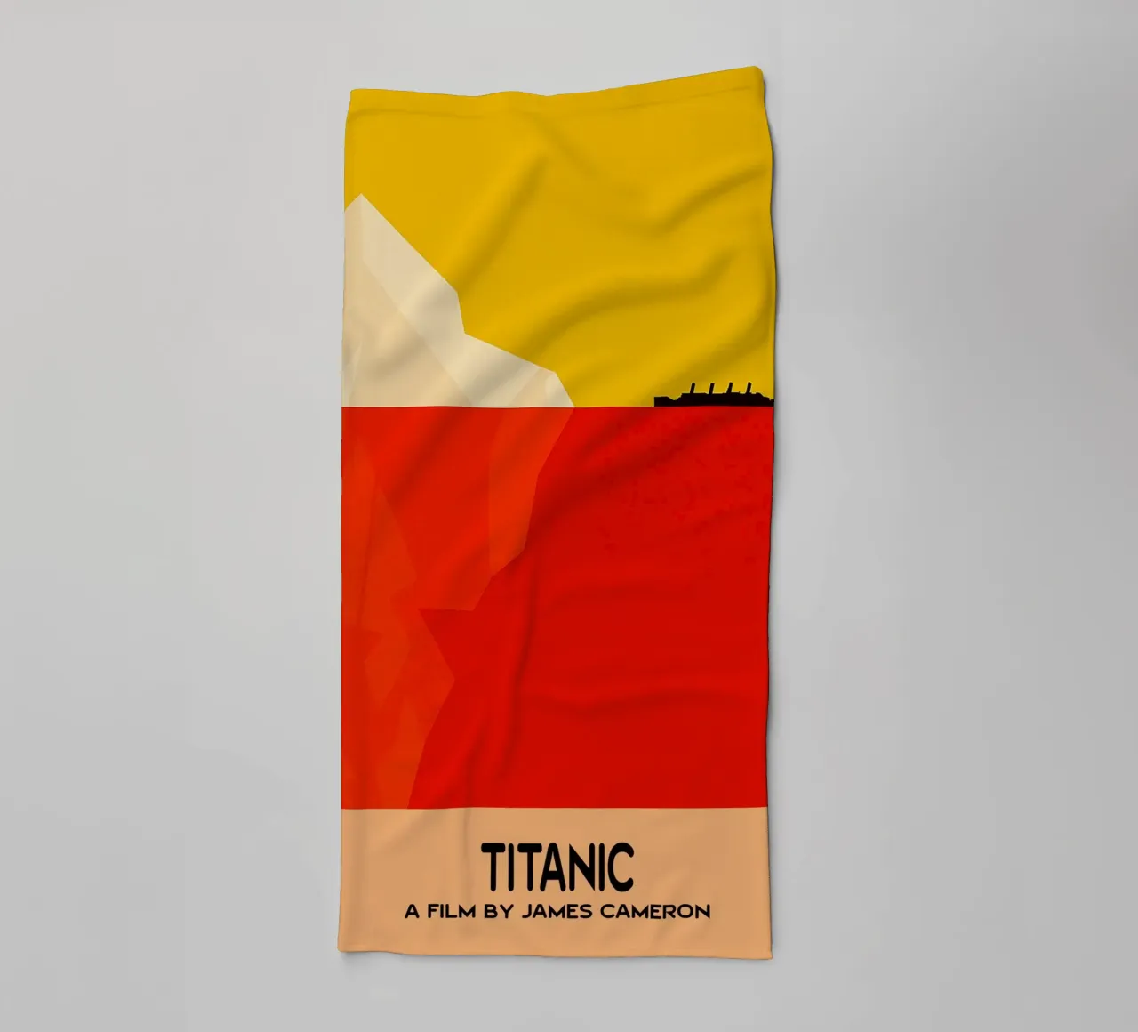 Titanic Movie Art Vector Imagination towel by whitesand