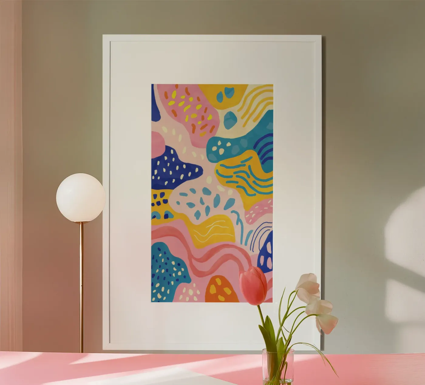 Abstract Wave Symphony poster by Pake Nebula