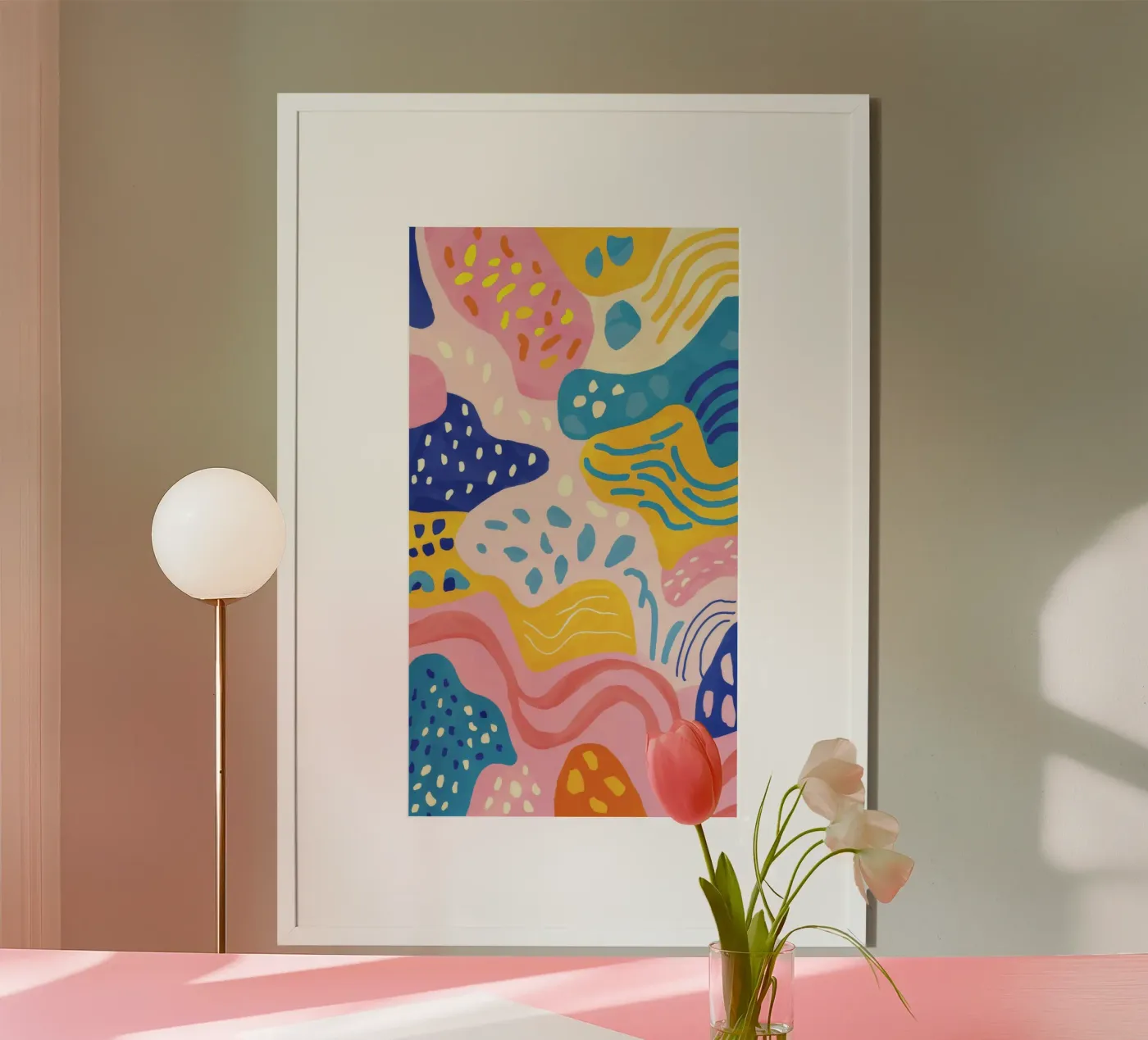 Abstract Wave Symphony poster by Pake Nebula