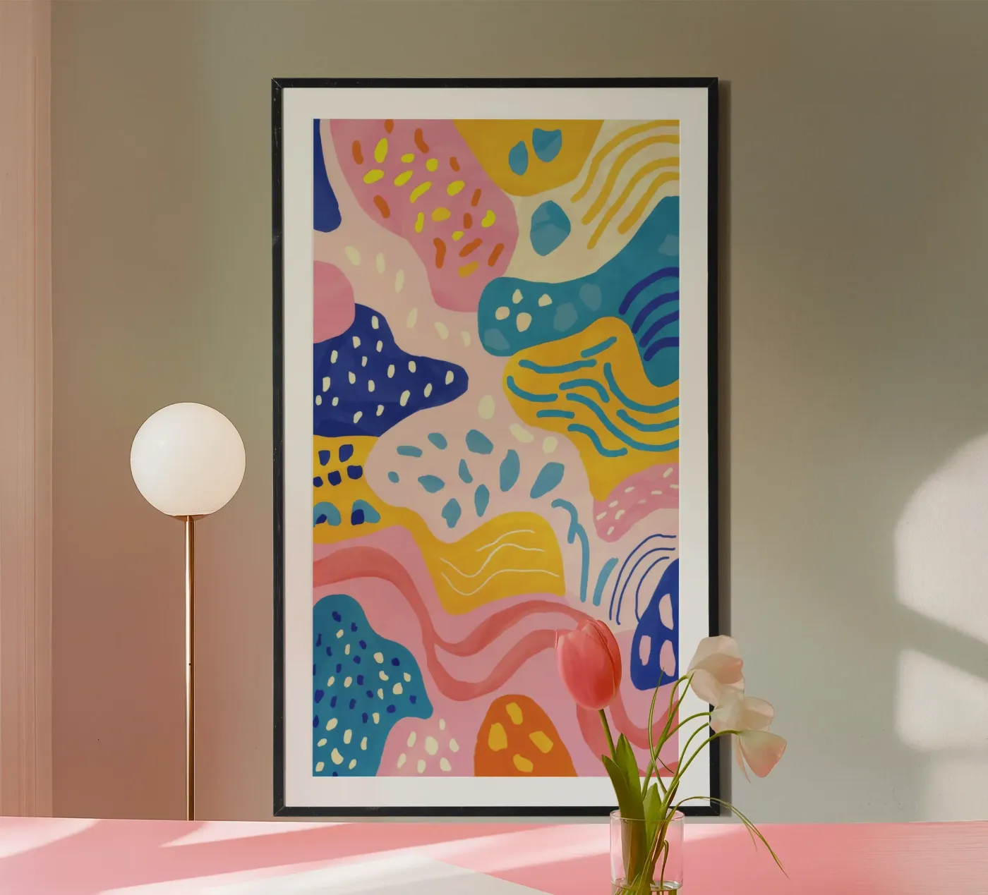 Abstract Wave Symphony poster by Pake Nebula